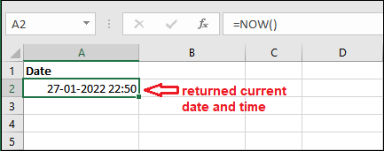 How to insert date in Excel?