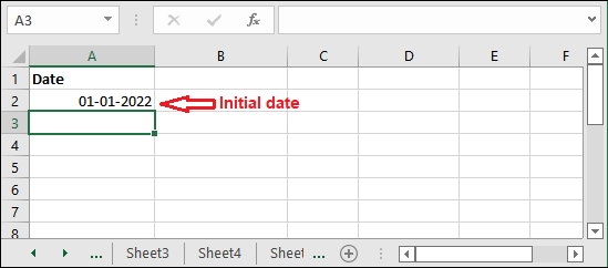 How to insert date in Excel?