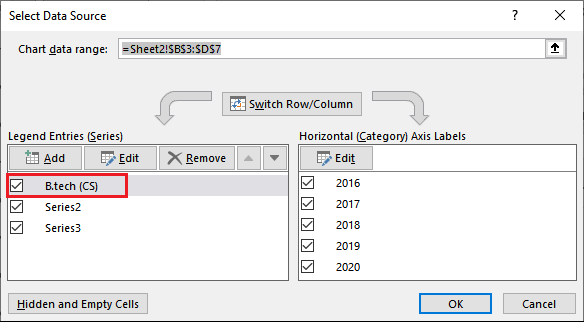 How to make a bar chart in Excel