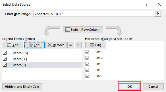 How to make a bar chart in Excel