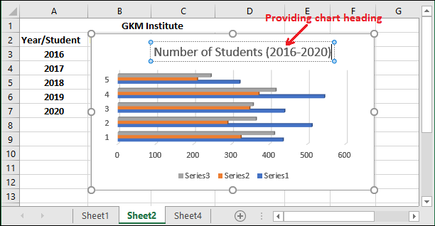 How to make a bar chart in Excel