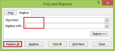 How to Replace Words in Excel