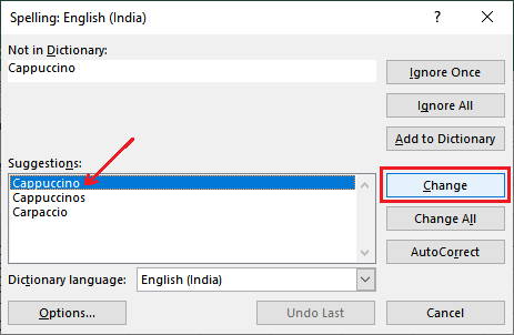 How to spell check in Excel