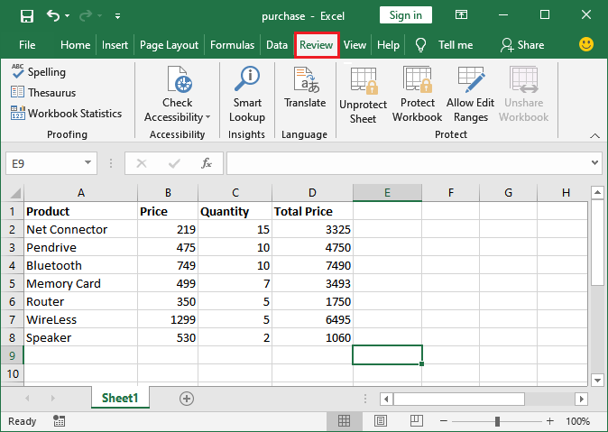 How to unlock cells in Excel