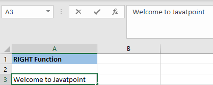 How to Use RIGHT Function in Excel