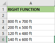 How to Use RIGHT Function in Excel