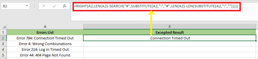 How to Use RIGHT Function in Excel