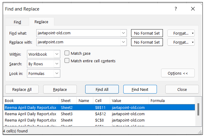 Hyperlink Function in Excel