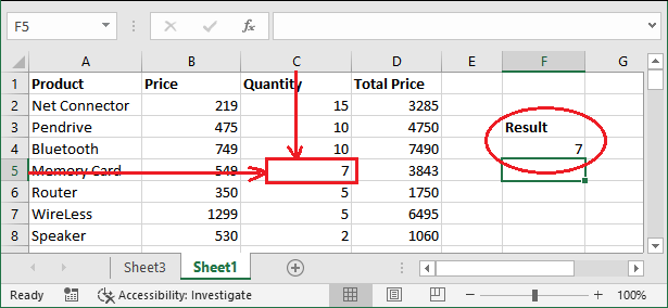 INDIRECT() function in Excel