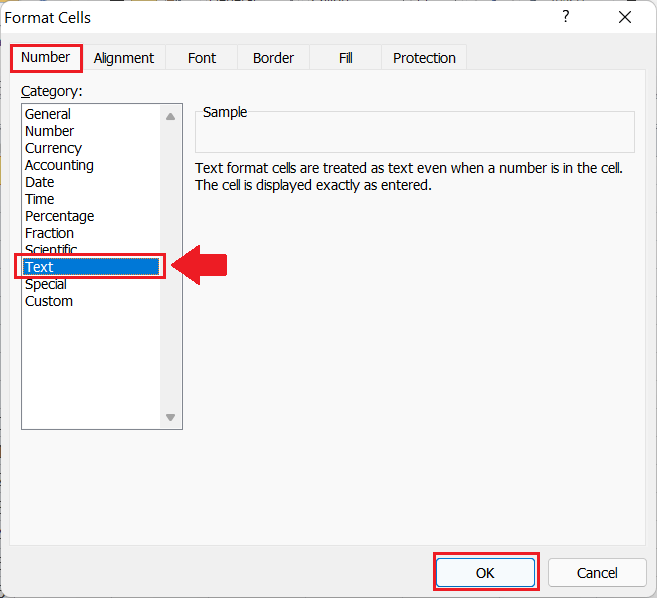 Numbers to Text in Excel