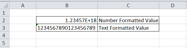 Numbers to Text in Excel