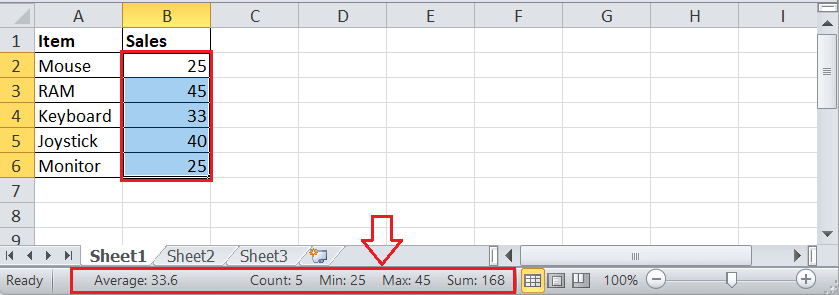 Quick Excel Functions