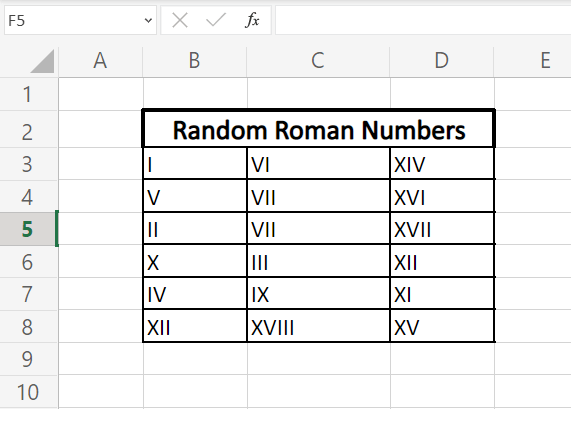 Sequence Function in Excel