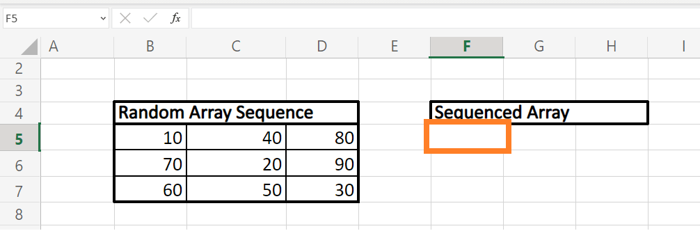 Sequence Function in Excel