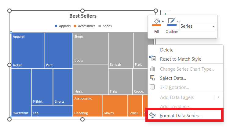 Treemap in Excel