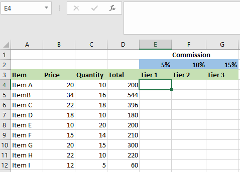 Types of References in Excel