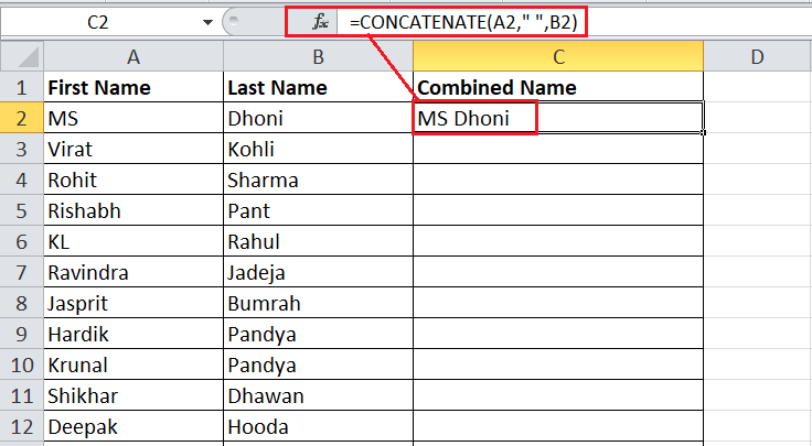 What is concatenate in Excel?