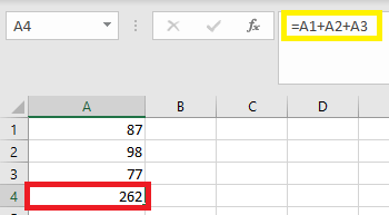 What is Relative Reference in Excel