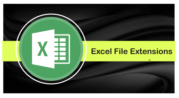 What is the file extension for Excel