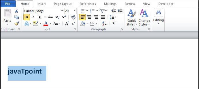 How to center text in Word