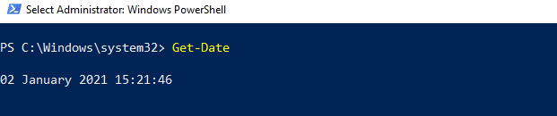 PowerShell Get-Date Format