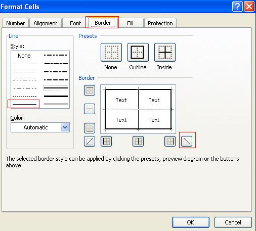 Excelformattingformatcellsdialogboxborders Easy Excel Tips Excel Tutorial Free Excel 6197